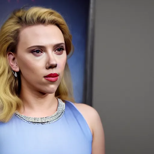 Image similar to Scarlett Johansson as Scarlett With full HD 4K highest quality realistic beautiful gorgeous natural