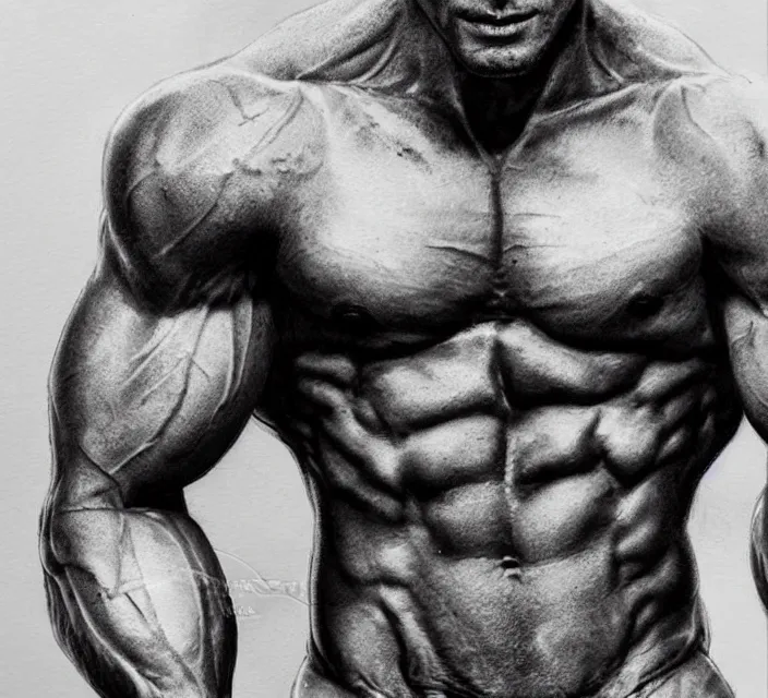 Image similar to photorealistic Portrait of frontal standing pose torso of a very attractive muscular man that looks like a romance book cover, heavily tattoed. All his skin is covered by elvish symbols and letters. Intricate, concept art, magic lighting overlays, magical portal opened, D&D!, fantasy style, sharp focus!, ultra detailed, art by Artgerm and Peter Andrew Jones, WLUP, Magali Villeneuve