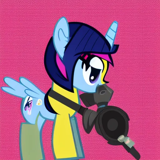 Image similar to photo of a my little pony gas mask, product photo