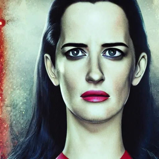 Image similar to a full body portrait of eva green as a star fleet officer from star trek next generation, ultra rendered, extreme realism and detail, 8 k, highly detailed, realistic, completely framed, hyper realistic, colorful, direct lighting, 3 5 mm photo, photorealistic, sharp focus