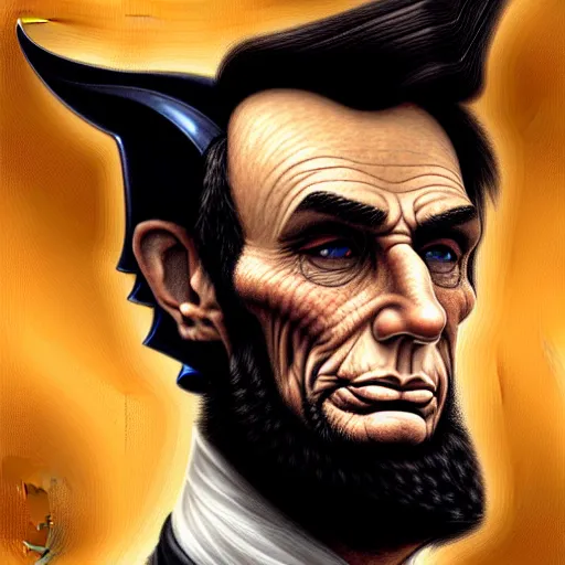 Prompt: portrait of abraham lincoln as Wolverine, fantasy, intricate, elegant, digital painting, trending on artstation, concept art, sharp focus, illustration by Gaston Bussiere and artgerm, 4k.