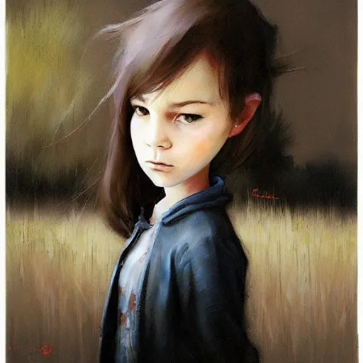 Prompt: photo of young woman by craig davison