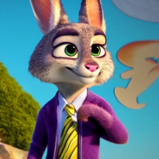 Image similar to zootopia screenshot of female moth