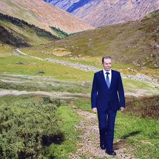 Prompt: medvedev travels to georgia, photo in color