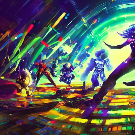 Disco Diffusion Painting Of A League Of Legend By | Stable Diffusion ...