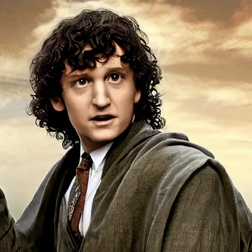 Image similar to Tucker Carlson as Frodo