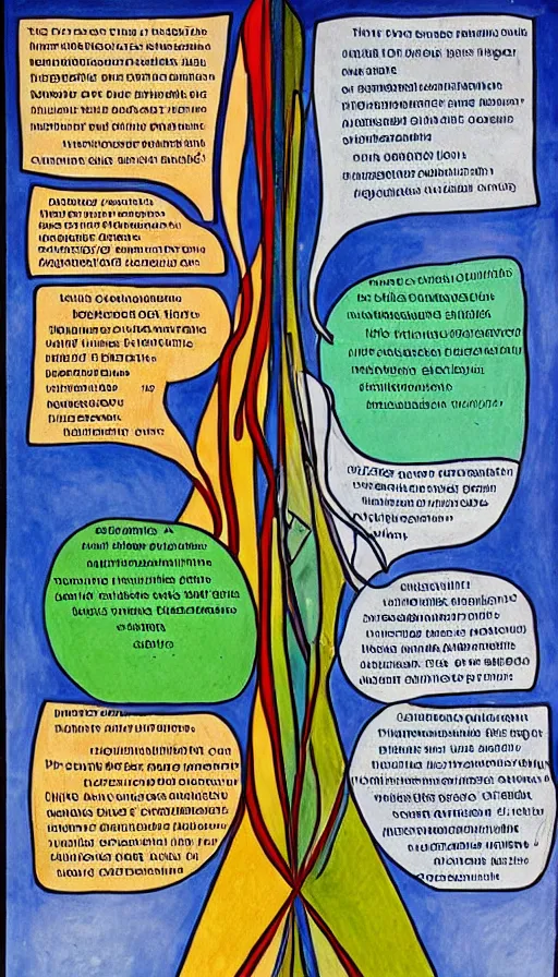 Image similar to the two complementary forces that make up all aspects and phenomena of life, by schizophrenia patient