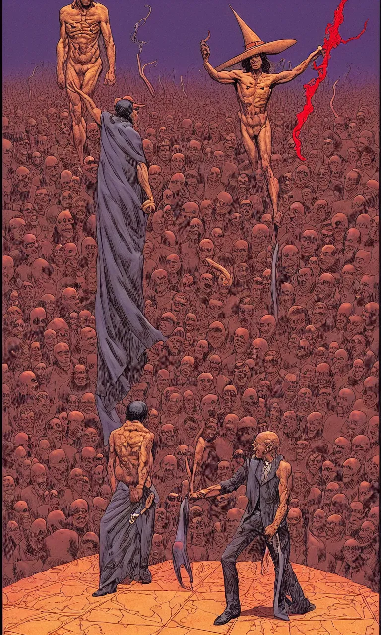 Image similar to the demonology of modern politics, by jean giraud