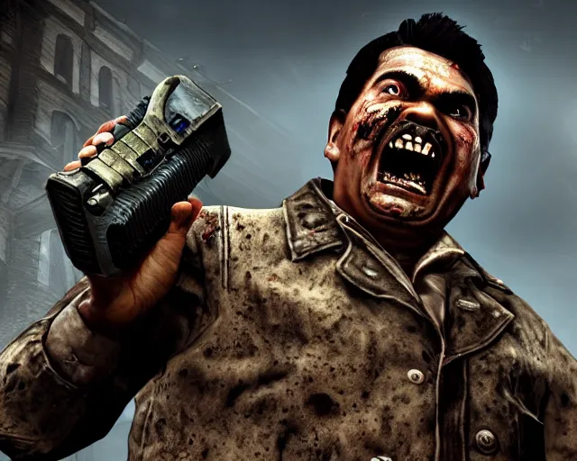 Image similar to der riese, call of duty zombies, george lopez, george lopez