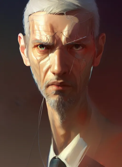Prompt: character concept art of a dystopian doctor, key visual, realistic shaded perfect face, fine details, dystopian environment and background, by stanley artgerm lau, wlop, rossdraws, james jean, andrei riabovitchev, marc simonetti, and sakimichan, trending on artstation