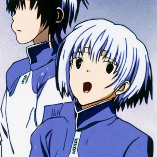 Image similar to rei ayanami eats shinji ikari