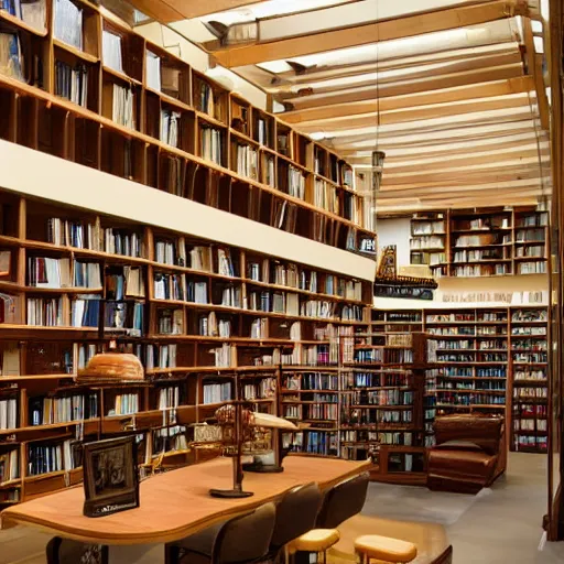 Prompt: opera bookstore interior architecture