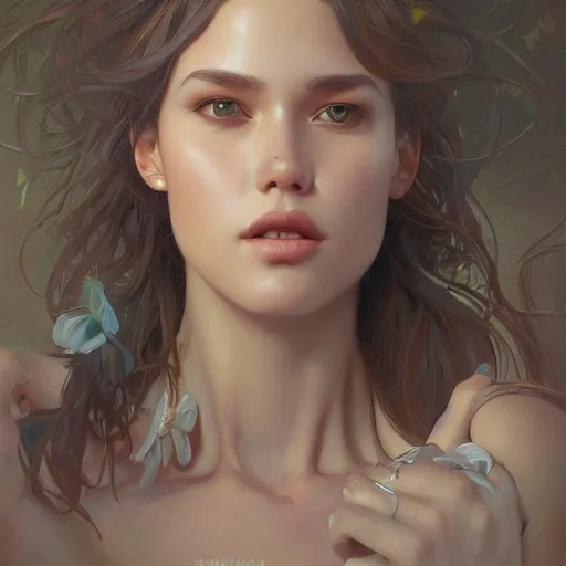 Image similar to ultra realistic illustration, alissa malono, intricate, elegant, highly detailed, digital painting, artstation, concept art, smooth, sharp focus, illustration, art by artgerm and greg rutkowski and alphonse mucha and wlop