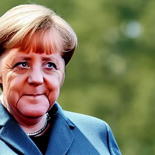 Image similar to balded Angela Merkel