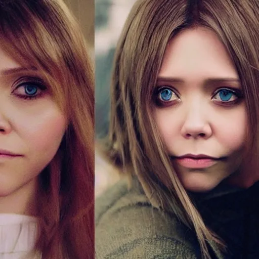 Image similar to Elisabeth Olsen as an anime character