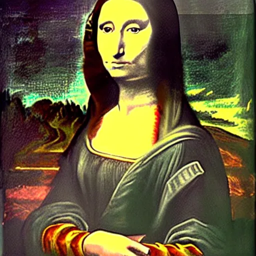 Image similar to a cat as gioconda