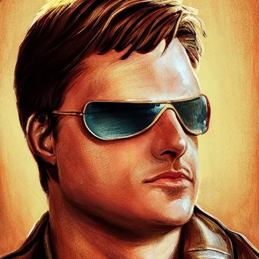 Image similar to a selfie of François Holland in the movie: Top Gun: Maverick, fantasy, intricate, young and cute boy, highly detailed, digital painting, artstation, concept art, smooth, sharp focus, illustration