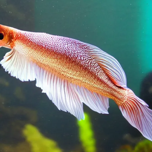 Prompt: a graceful betta fish