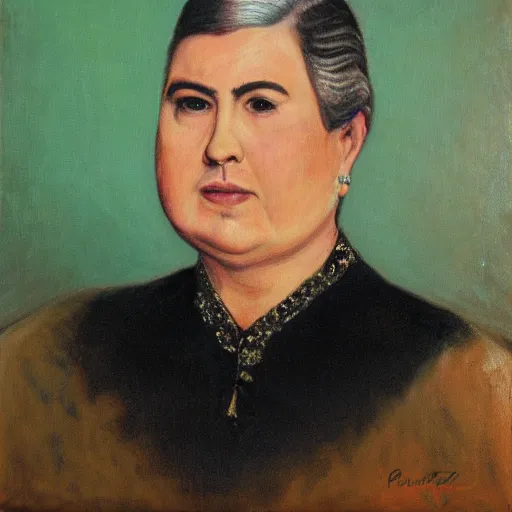 Prompt: portrait of paquita head