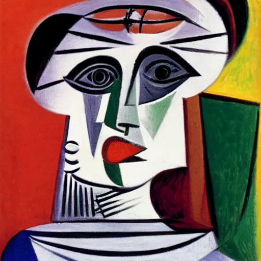 Prompt: the sense of life by Picasso