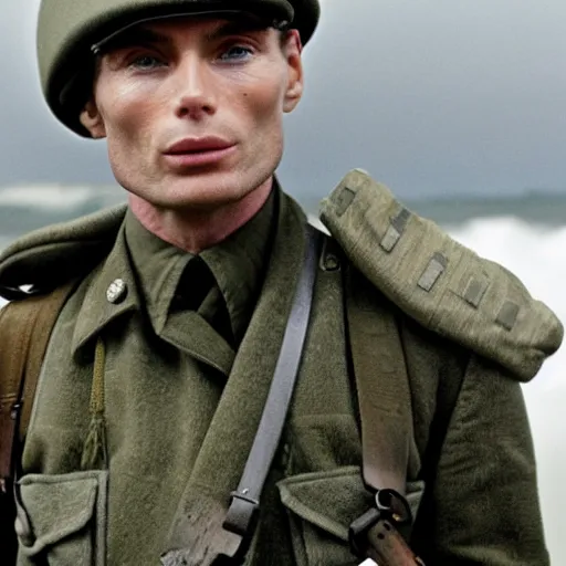 Image similar to Cillian Murphy starring in Saving Private Ryan