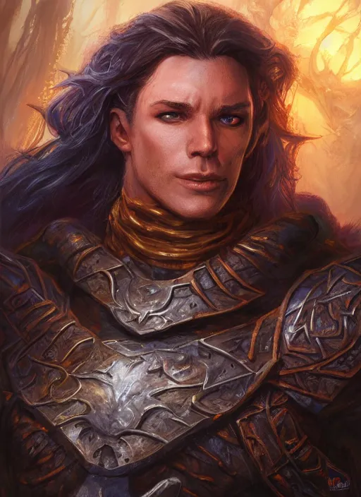 Image similar to human male, ultra detailed fantasy, dndbeyond, bright, colourful, realistic, dnd character portrait, full body, pathfinder, pinterest, art by ralph horsley, dnd, rpg, lotr game design fanart by concept art, behance hd, artstation, deviantart, hdr render in unreal engine 5