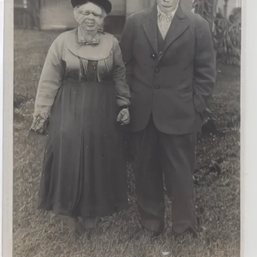 Prompt: photo of elsie shrigley and donald watson