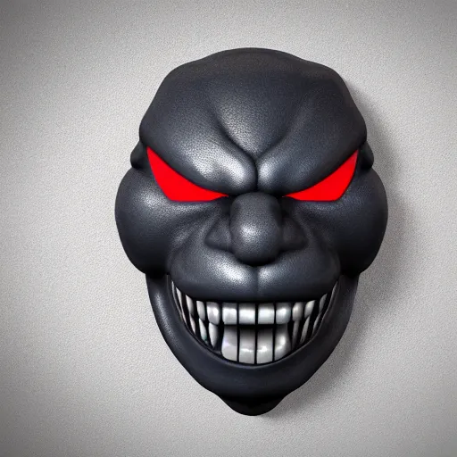 Prompt: octane render 3d Emoji for demon mask