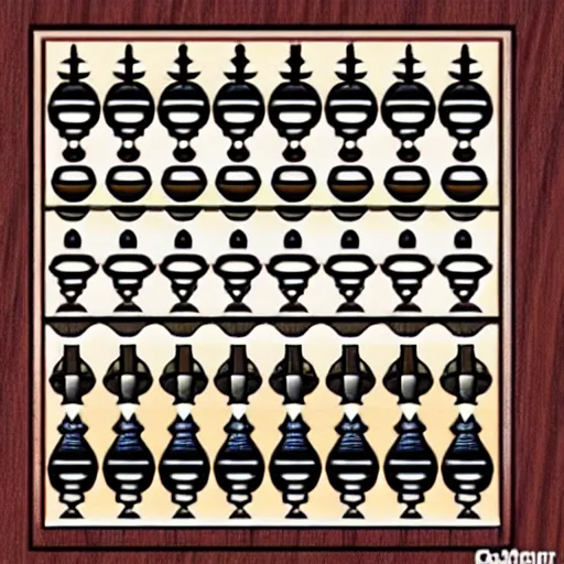 Prompt: an optical illusion made using a chess board