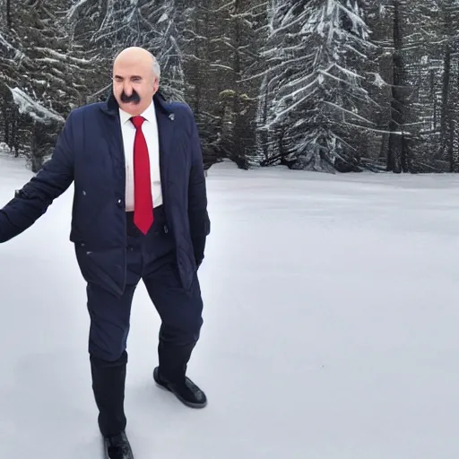 Prompt: Alexander Lukashenko in Deltarune