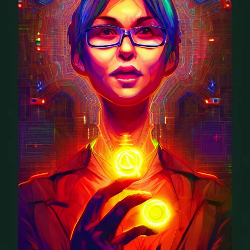 Image similar to skill magic geek inside matrix deepdream radiating a glowing aura stuff loot legends stylized digital illustration video game icon artstation lois van baarle, ilya kuvshinov, rossdraws,