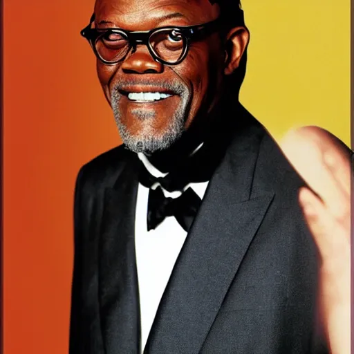 Image similar to Samuel L. Jackson as a ballerina, dancing elegantly