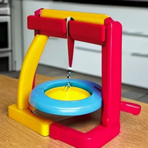 Image similar to Photo of a guillotine made by Fisher Price