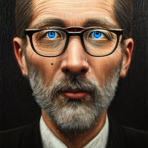 Image similar to highly detailed intricate masterpiece portrait painting of a scientist, award - winning, trending on artstation.