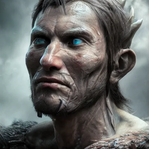 Image similar to hyperrealistic mixed media image of random magic of wabbajack from skyrim, stunning 3 d render inspired art by greg rutkowski and xiang duan and thomas eakes, perfect facial symmetry, flesh texture, realistic, highly detailed attributes and atmosphere, dim volumetric cinematic lighting, 8 k octane detailed render, post - processing, masterpiece,