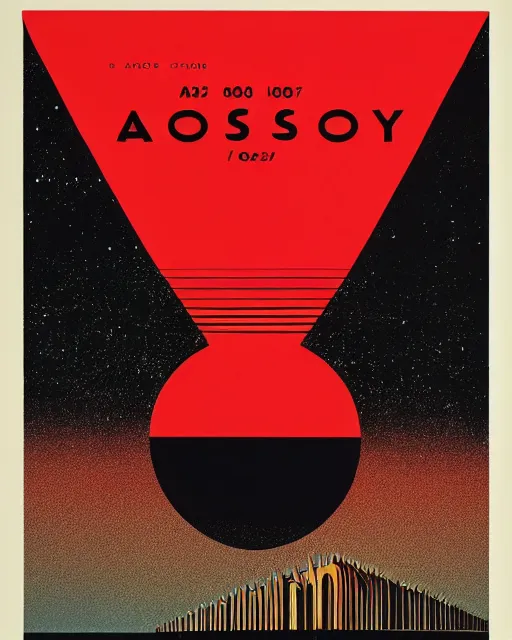 Prompt: A 2001: A Space Odyssey film poster, by Saul Bass, Paul Rand, and Abram Games. 1968