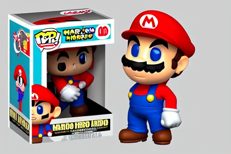 Funko Pop Concept - Super Mario World - Finished Projects - Blender Artists  Community