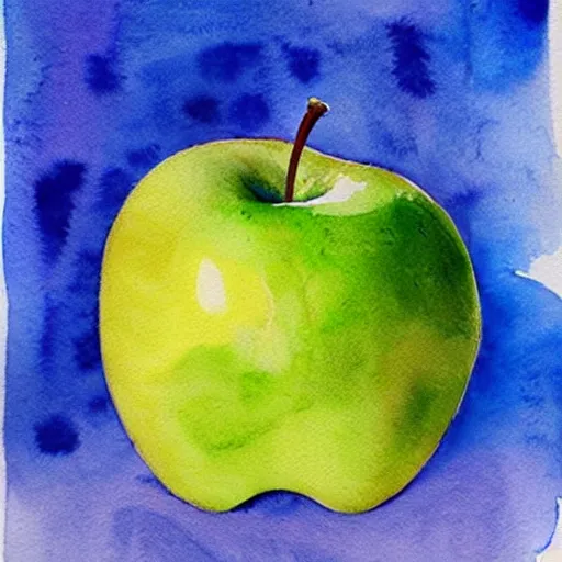 Image similar to apple by ivo jordanov, # artoftheday # watercolours # watercolor _ art