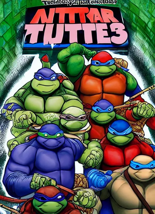 Image similar to toddler mutant ninja turtles