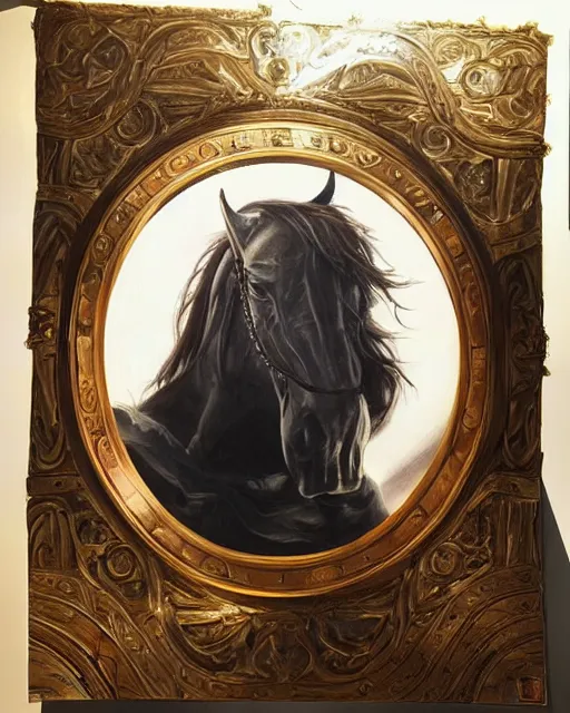 Image similar to a beautiful portrait of fingolfin, dramatic art chiaroscuro lighting, rules of compostion, great creative ideas, highly detailes dark oil painting, insanely realistic