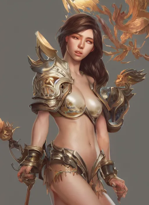 Image similar to casandra, league of legends, au naturel, hyper detailed, digital art, trending in artstation, cinematic lighting, studio quality, smooth render, unreal engine 5 rendered, octane rendered, art style by klimt and nixeu and ian sprigger and wlop and krenz cushart