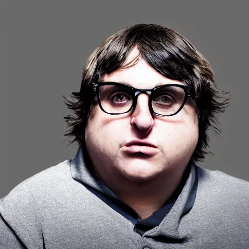 Image similar to andy milonakis as a goat, goat body, human head, 4 k, photorealistc, high details