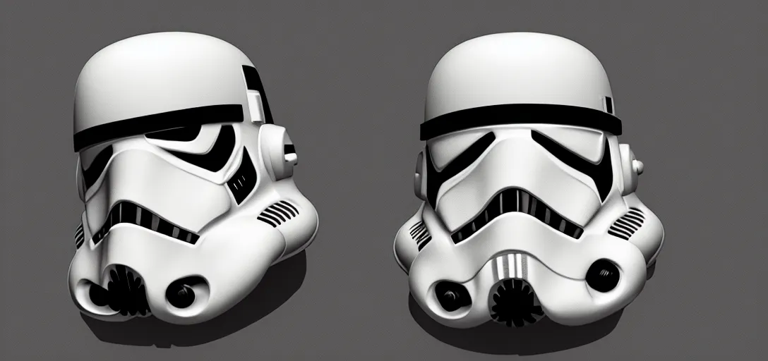 Prompt: stormtrooper concept art, black background, 8 k photorealistic, hd, high details, trending on artstation