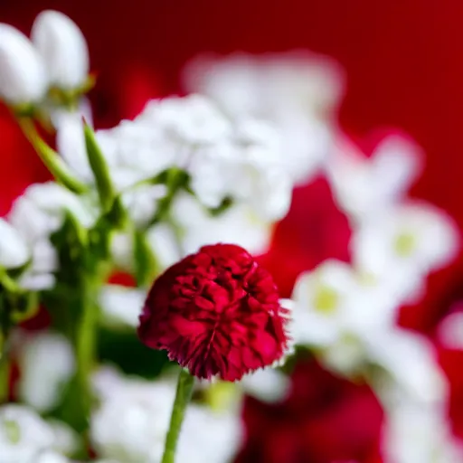 Prompt: perfume bottle sitting on a white surface surrounded by a plethora of red and white flowers, bright white realistic, up close shot, white background, zen, light, modern minimalist f 2 0