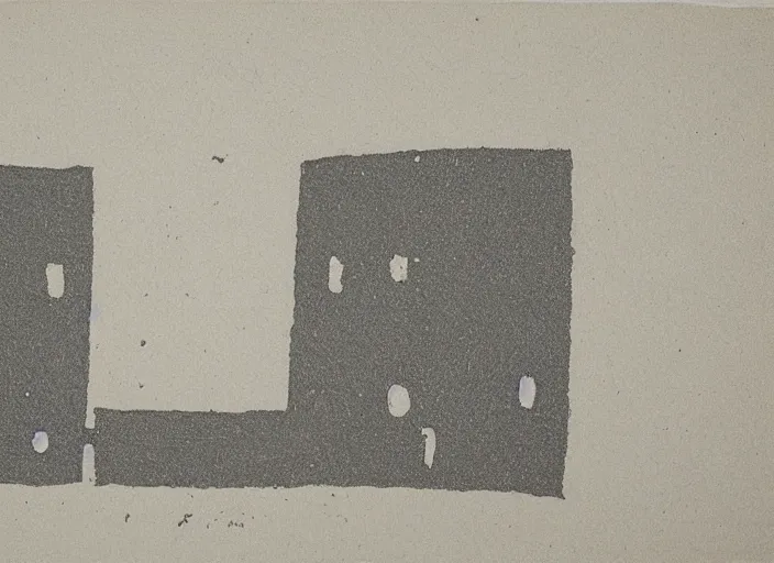 Image similar to Architectural etching by Ben Nicholson