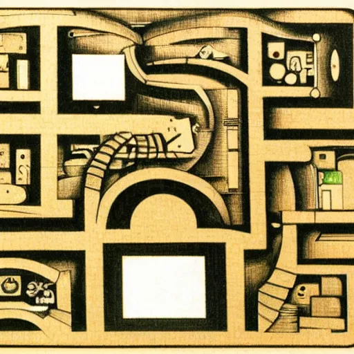 Image similar to laptop by escher, m. c.