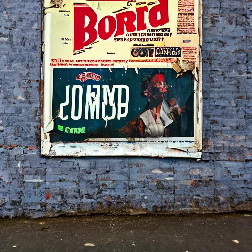 Image similar to texture of an ad board full of old posters and ads one on top of another peeling away.