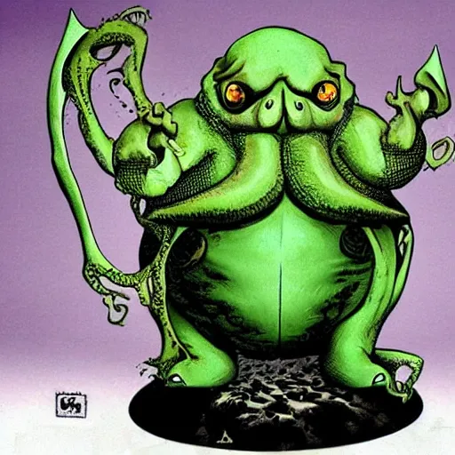Image similar to fat cthulhu