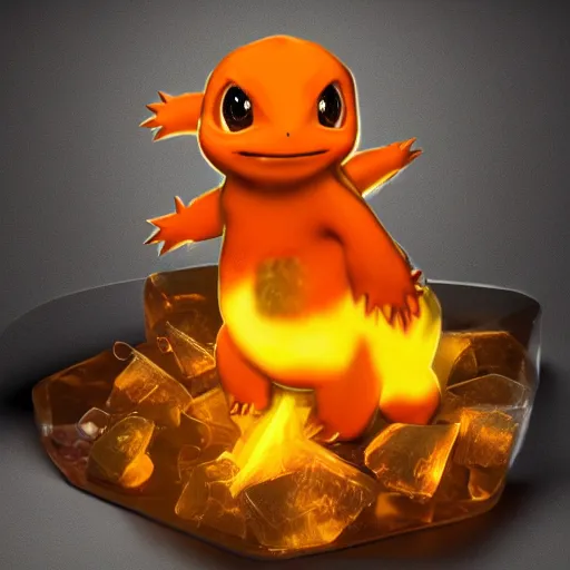 Prompt: a charmander clear ice sculpture, ultra realistic, concept art, intricate details, highly detailed, photorealistic, octane render, 8 k, unreal engine, photography