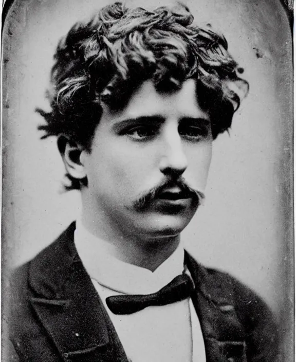 Prompt: victorian photograph of charlie puth, 1 8 9 0 s photography, 1 9 0 0, realistic face, symmetrical face, detailed, grainy, edwardian, old photo